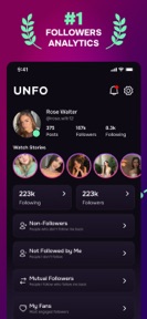 UNFO: Follower Analytics screenshot