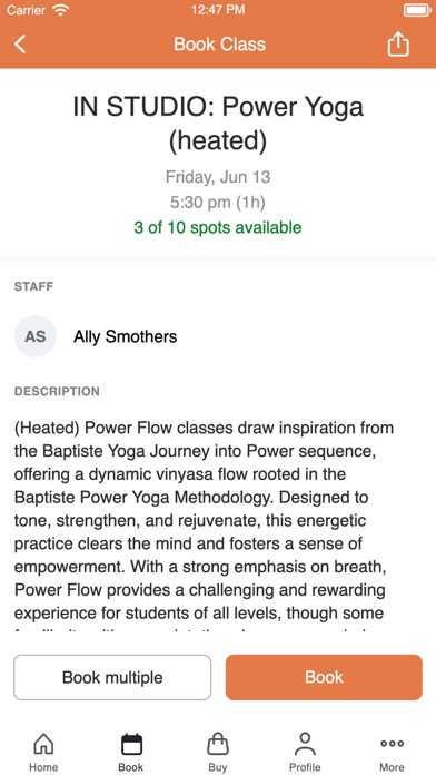 The Center SLO iPhone screenshot 3 - Health & Fitness app