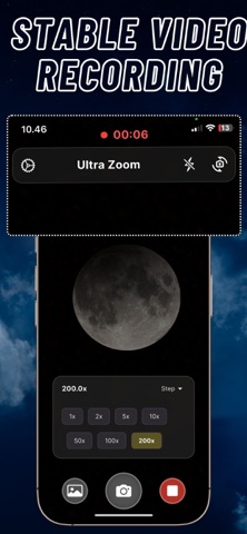 Ultra Camera Zoom 200 : Lunar screenshot