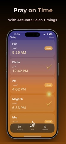 Aqbil: Salah Focus & Block iPhone screenshot