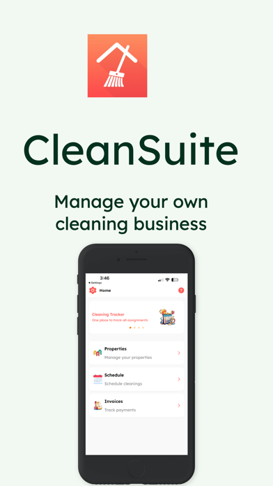 CleanSuite app screenshot