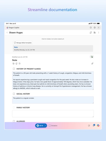 App screenshot