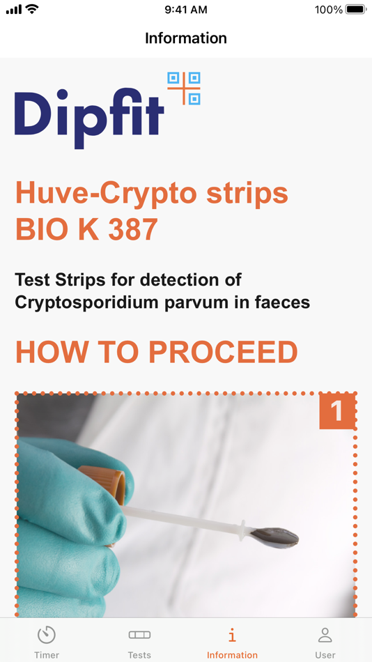 #3. Dipfit™ App V2 (iOS) 由: Bio-X Diagnostics
