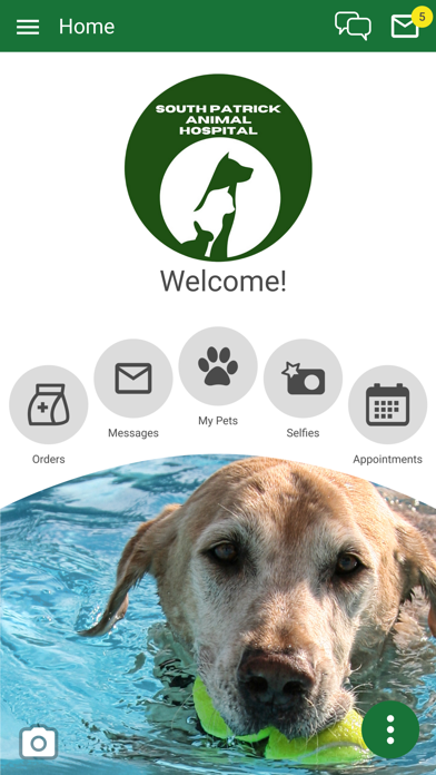 South Patrick Animal Hospital app screenshot