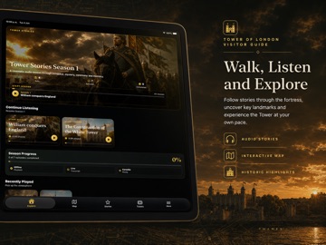 Tower of London Visitor Guide iPad screenshot