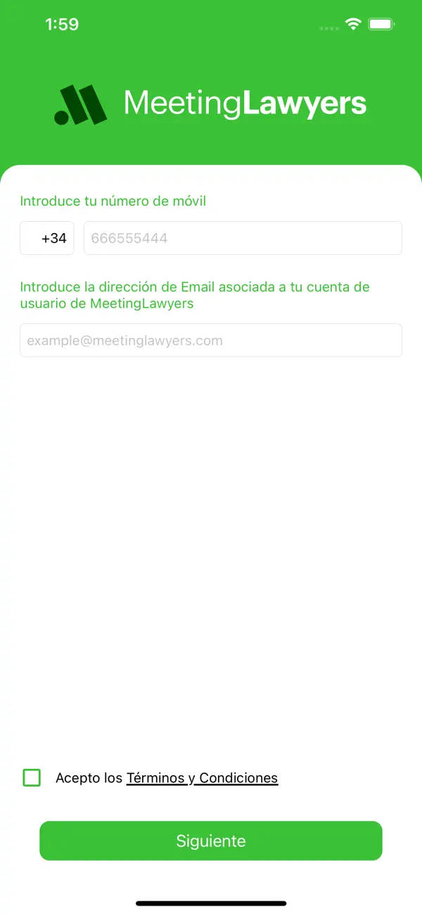 Screenshot #2 pour MeetingLawyers