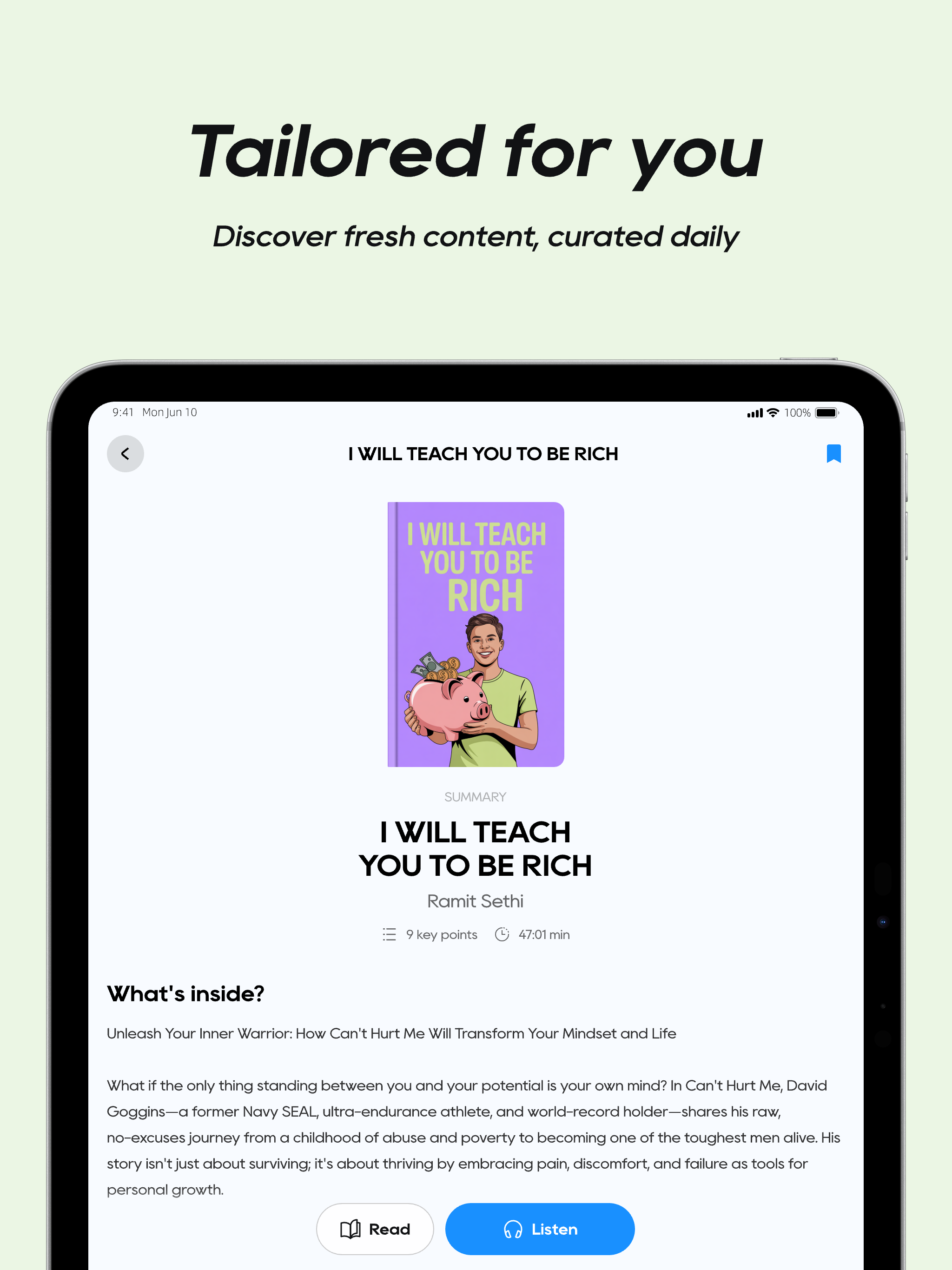 KeepMind - Daily Book Insights screenshot 9