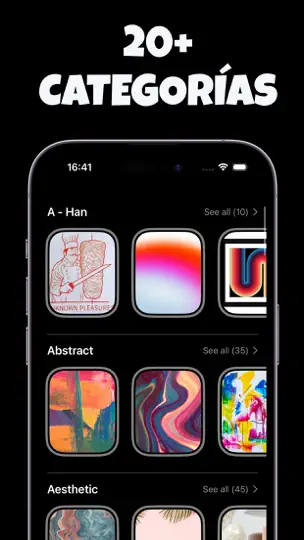 Captura de pantalla de Carátulas Del Watch Faces App en iPhone 3