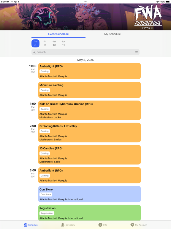 FWA: Future Punk iPad screenshot 1 - Social Networking app