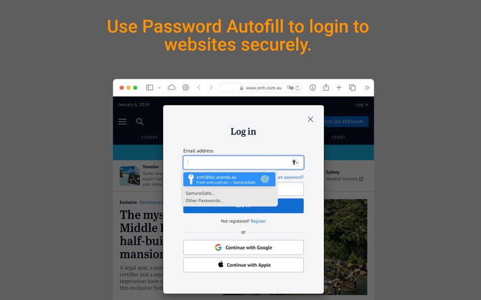 #3. SamuraiSafe: Password Manager (macOS) 由: Michael Rourke