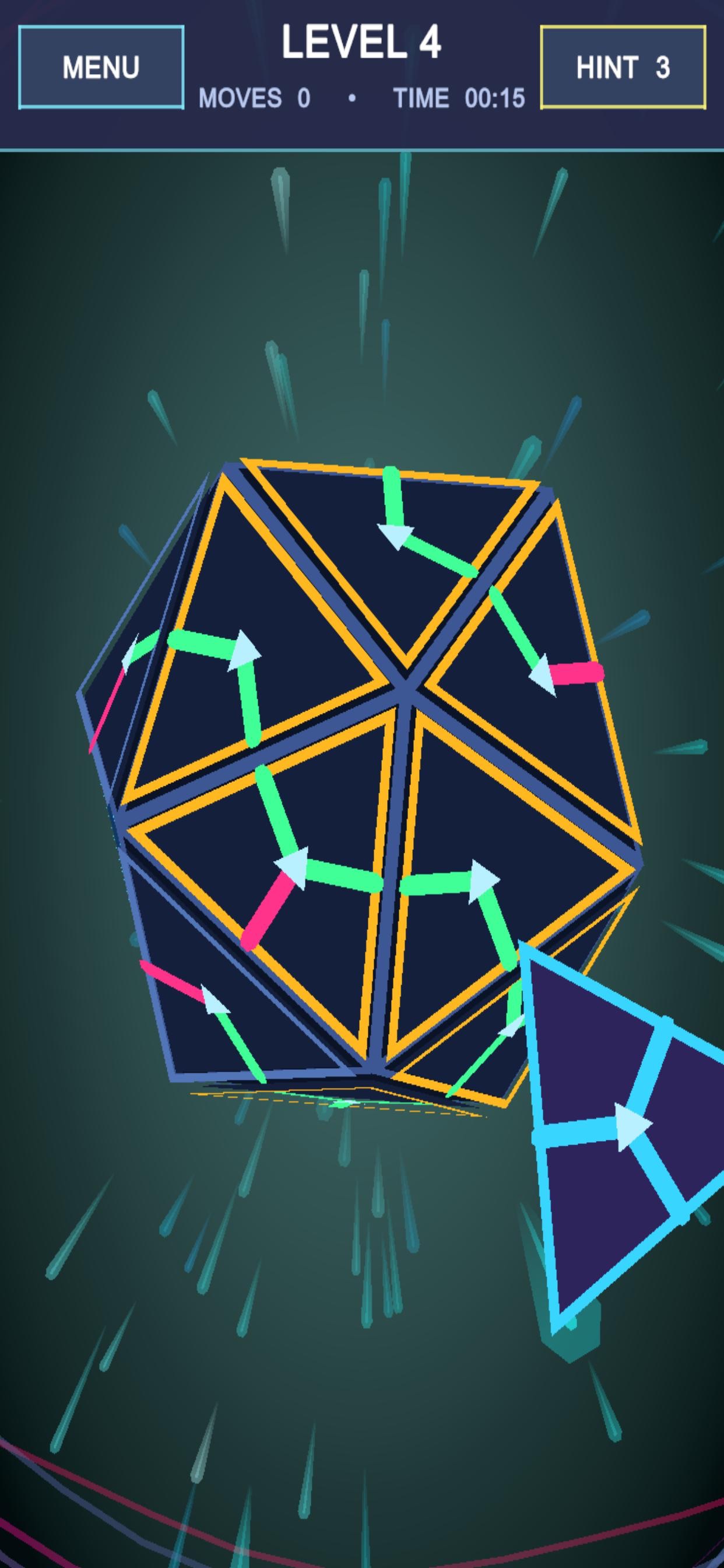 Screenshot 6 of Hexa Planet: 3D Hexagon Puzzle