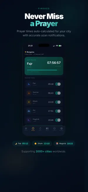 Firdaus: Prayer, Dhikr & Quran screenshot 2