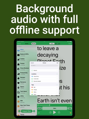 Text to Speech - Speaky ipad screenshot 4