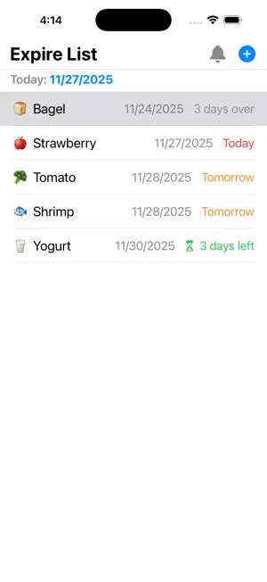 Expiration Manager: FoodSavvy screenshot 2