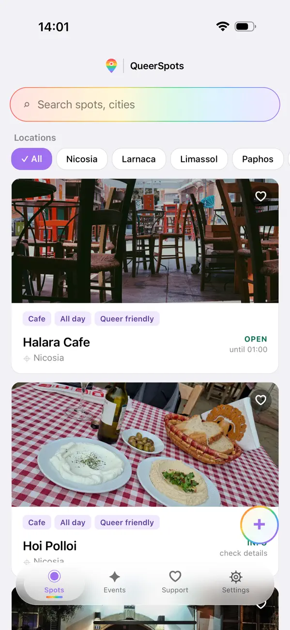 Screenshot #1 pour QueerSpots Cyprus