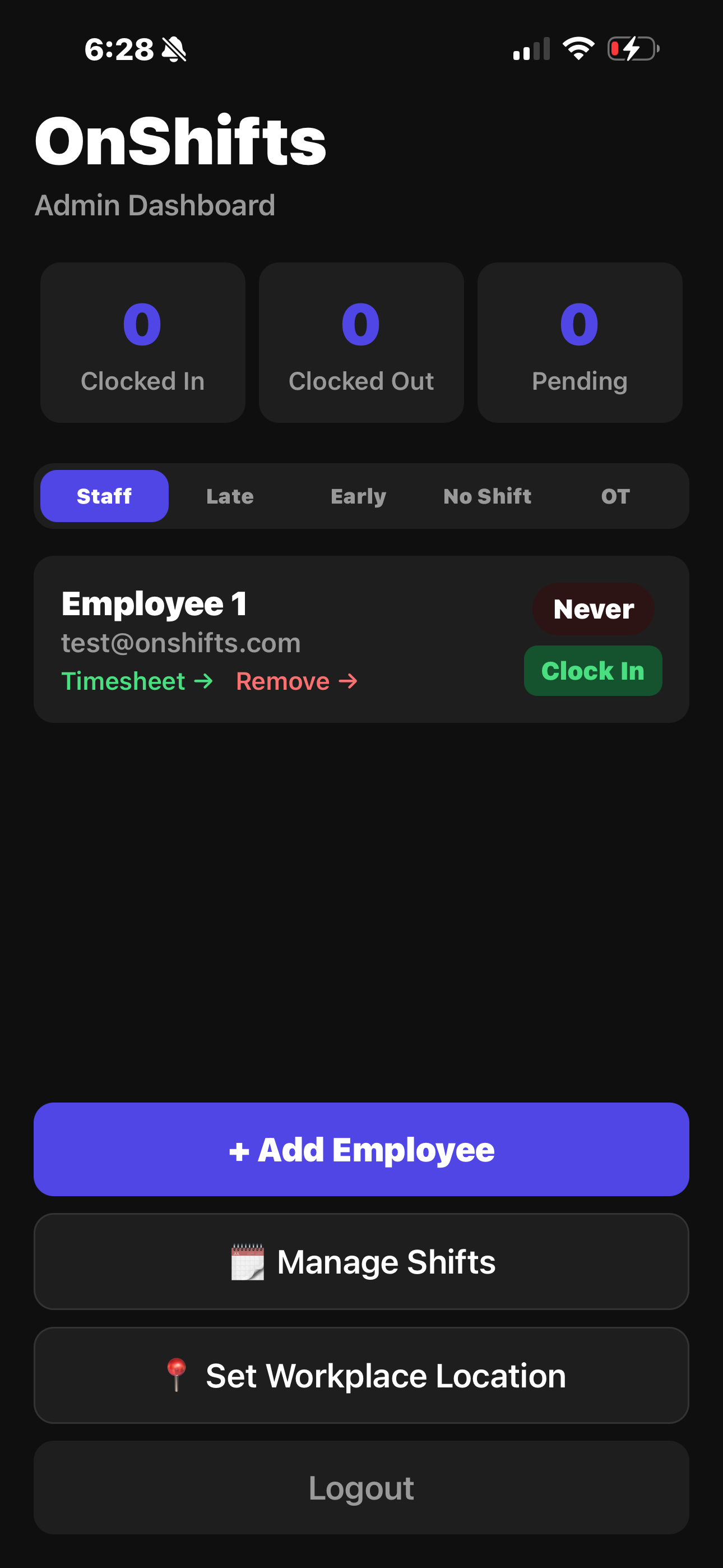 OnShifts screenshot 4
