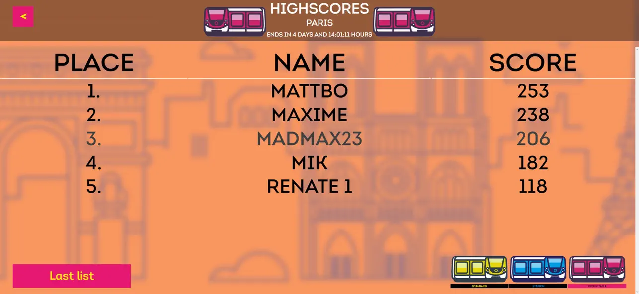 #3. Next Station - Paris (iOS) Bởi: BrettspielWelt