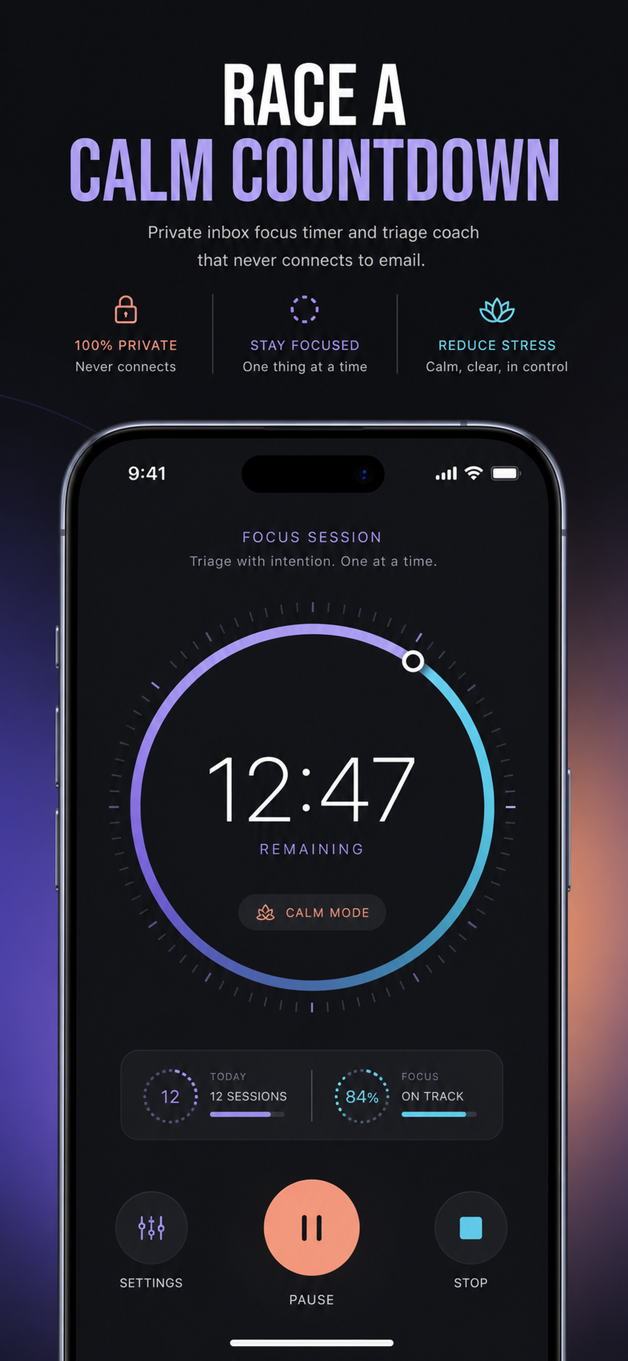 Focus: Email Triage Timer screenshot 2