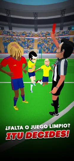 Captura de pantalla de Simulador Árbitro Fútbol 2026 en iPhone 2