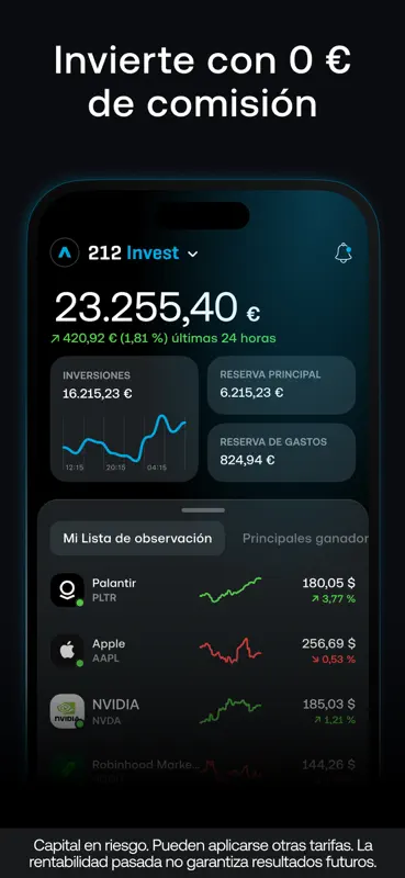 Trading 212 - Acciones y ETFs screenshot 1 of 4