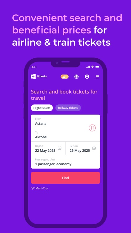 Tickets.kz - Авиа и ЖД билеты