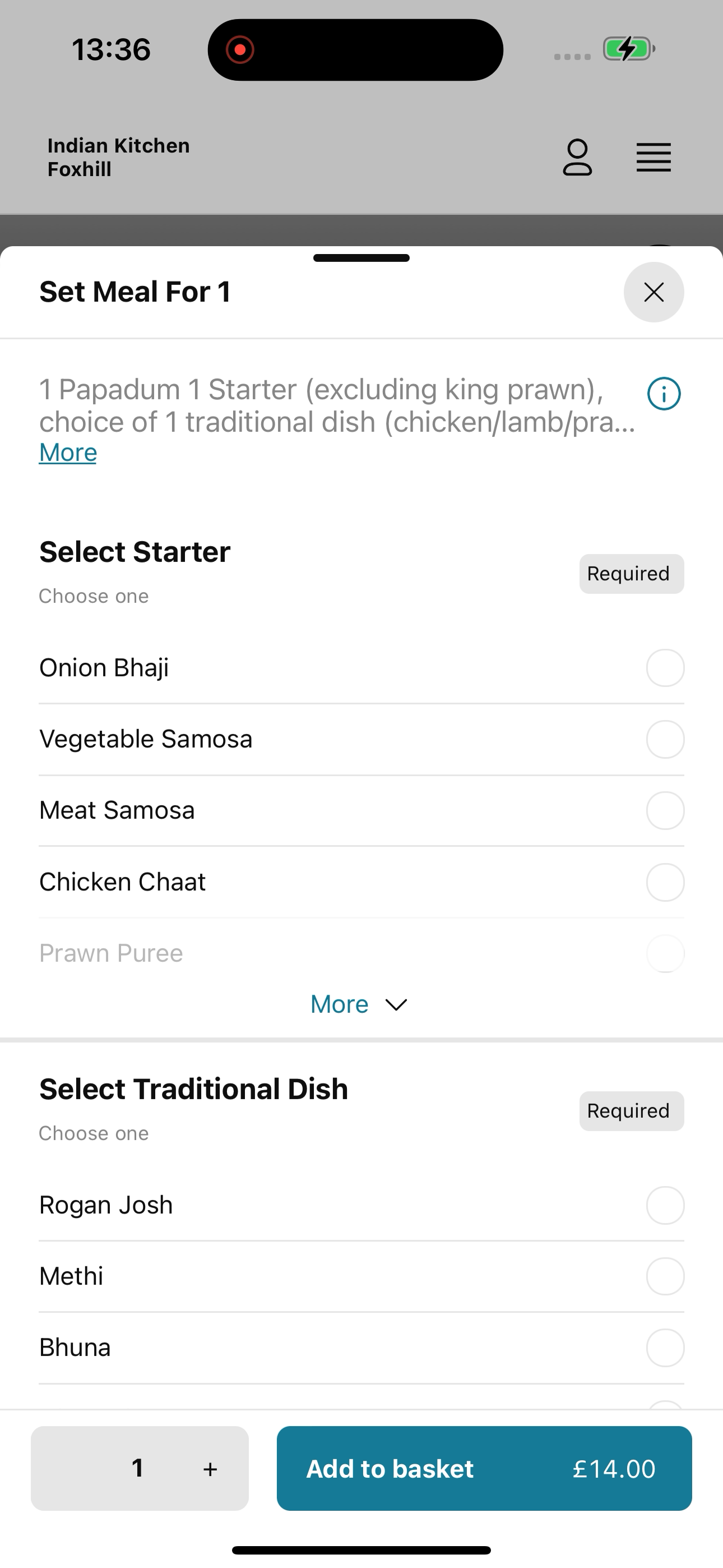 Indian Kitchen Foxhill