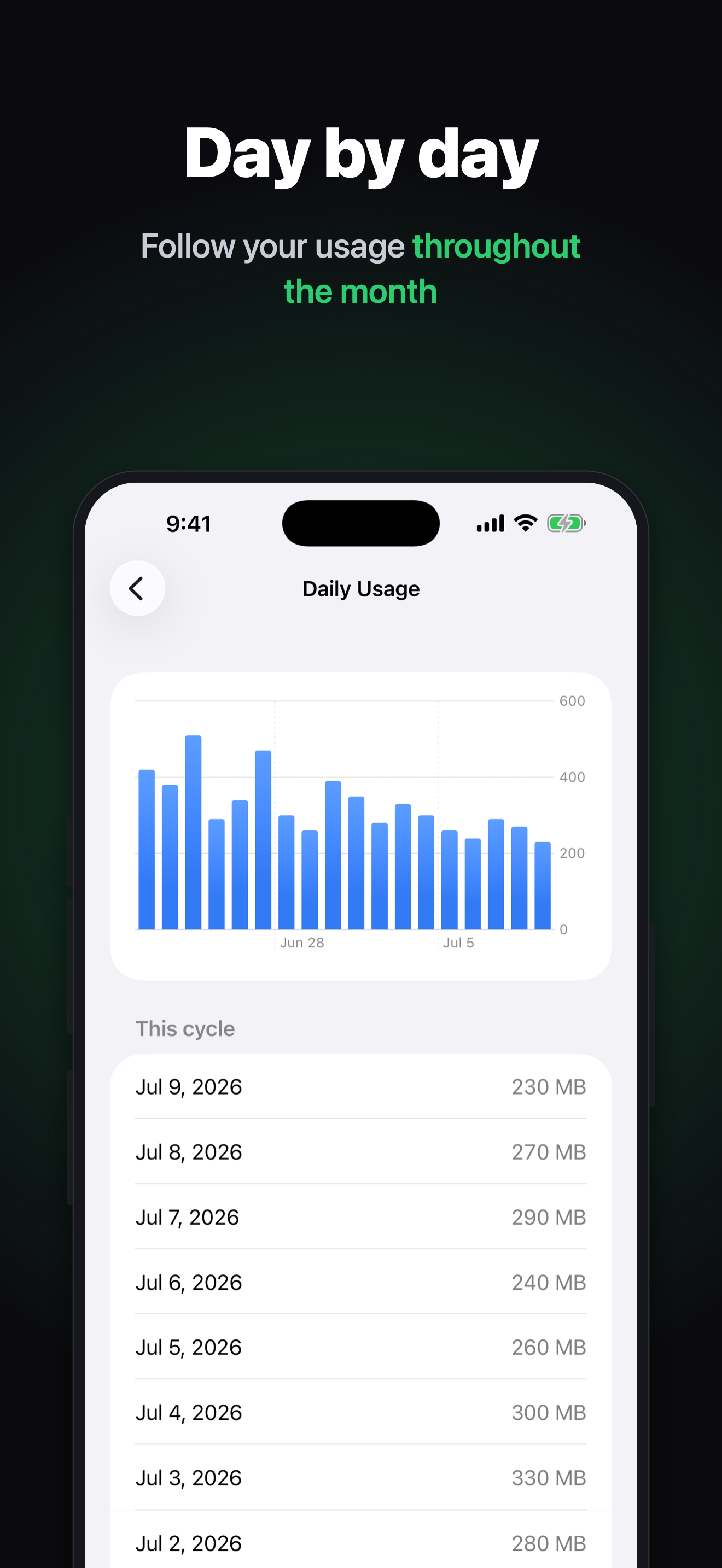 BitMeter: Data Usage Widget screenshot 3