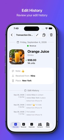 Percountant: Easy Bookkeeping Screenshot 7 of 9