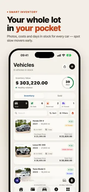 Car Dealer Tracker: Profit screenshot 4