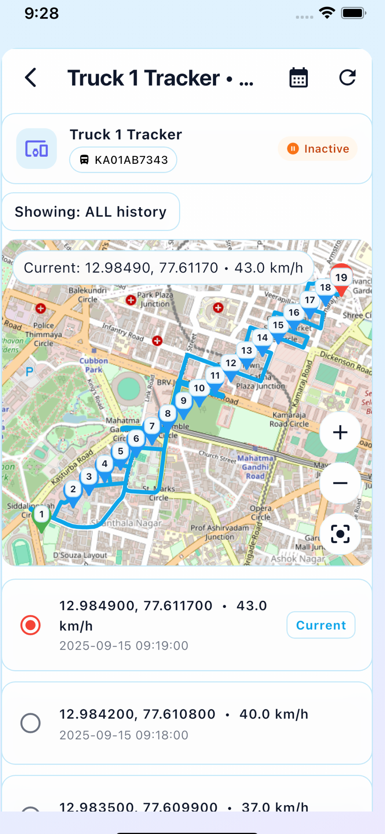 Herin Fleet Tracker screenshot 3