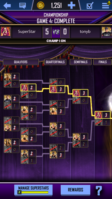 WWE SuperCard - Battle Cards Screenshot