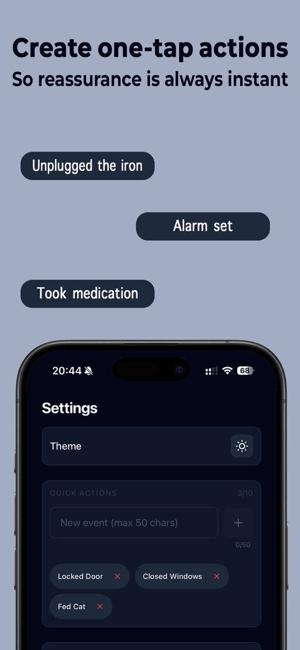 iPhone screenshot