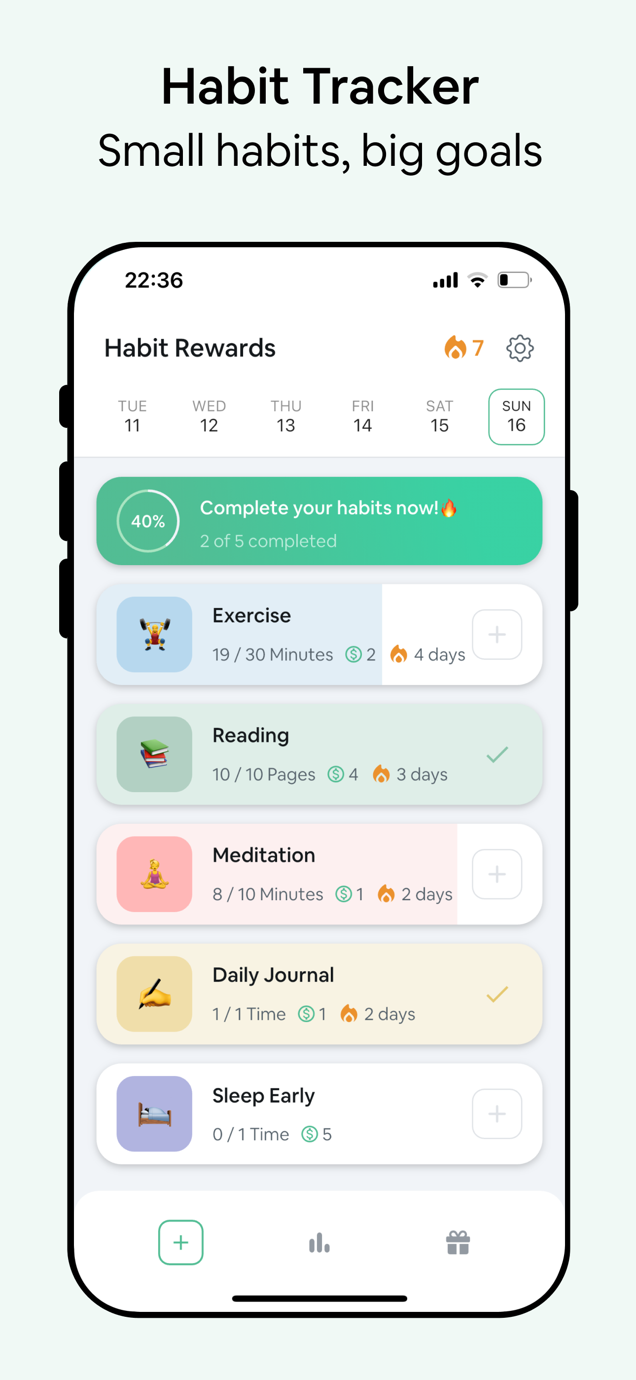 Habit Tracker - Habit Rewards