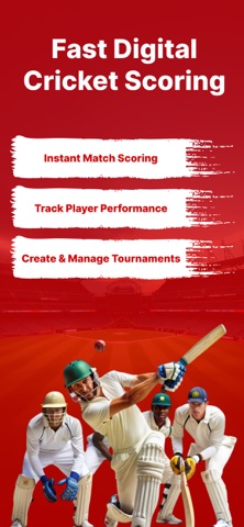 CricEasy - Cricket Scoring App iPhone screenshot