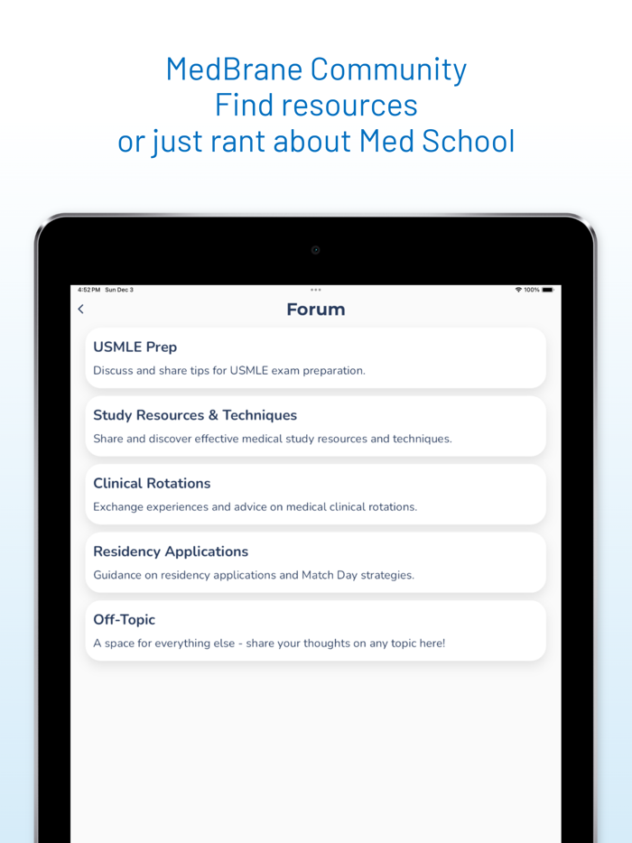 MedBrane Med School Exam Prep