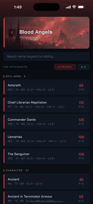 Warmind Army Builder screenshot 2