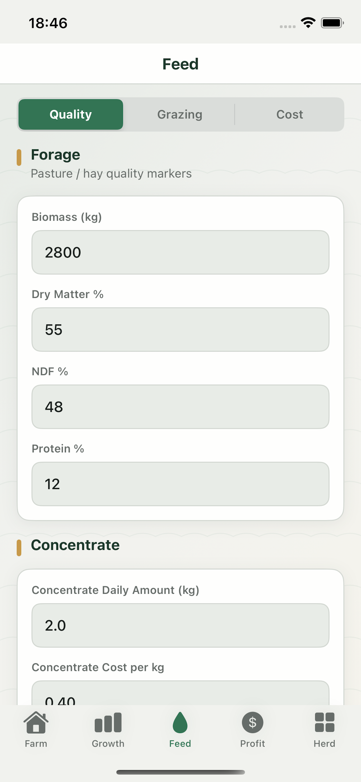Ranch Profit Calc screenshot 3
