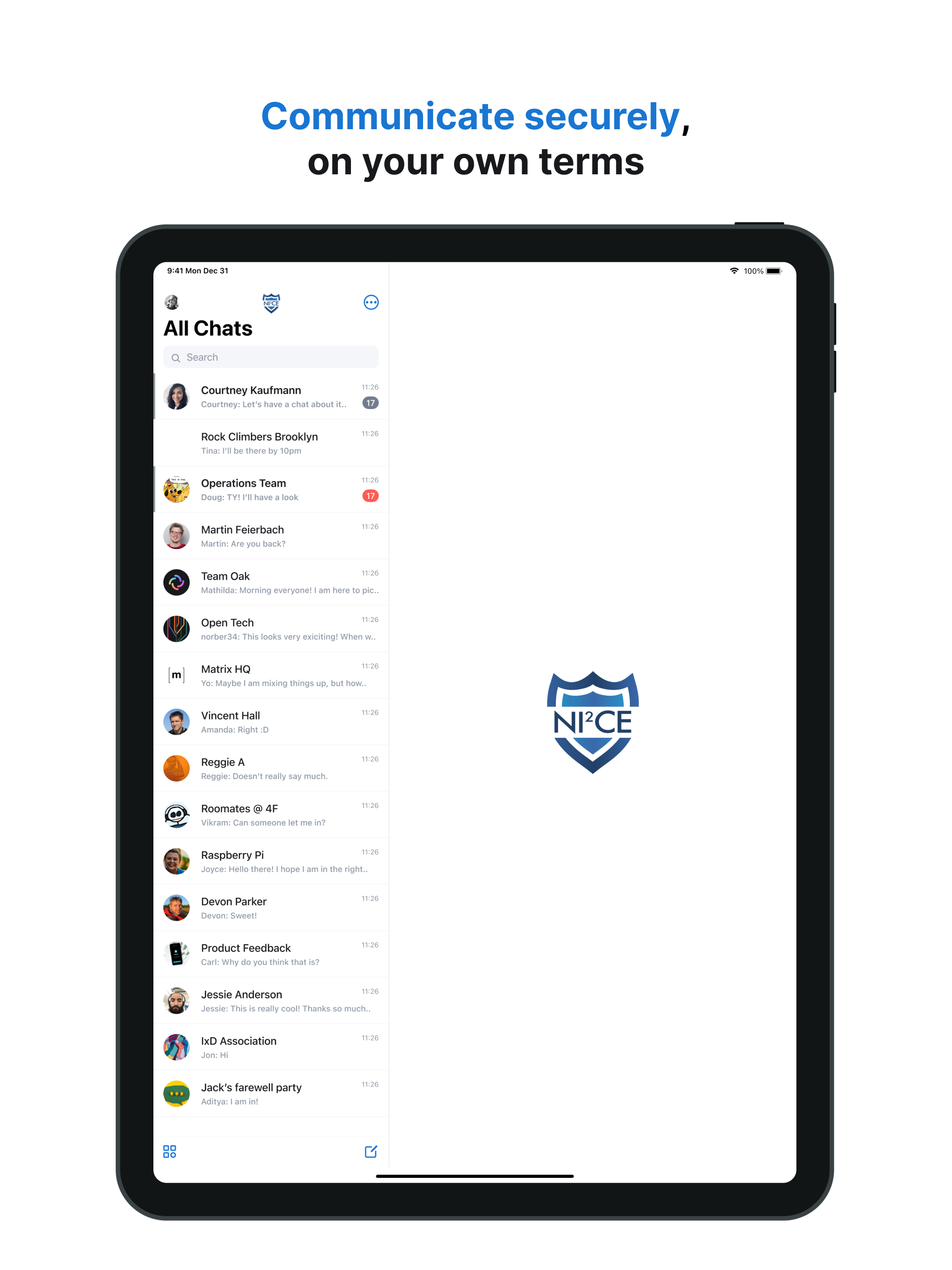 NI²CE Messenger