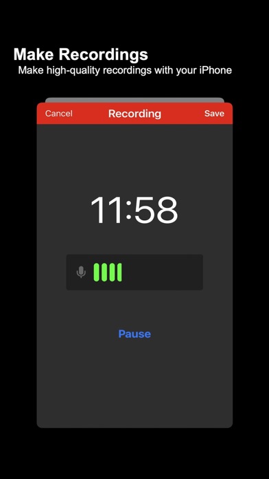 Screenshot #2 pour VoiceVault for iPhone