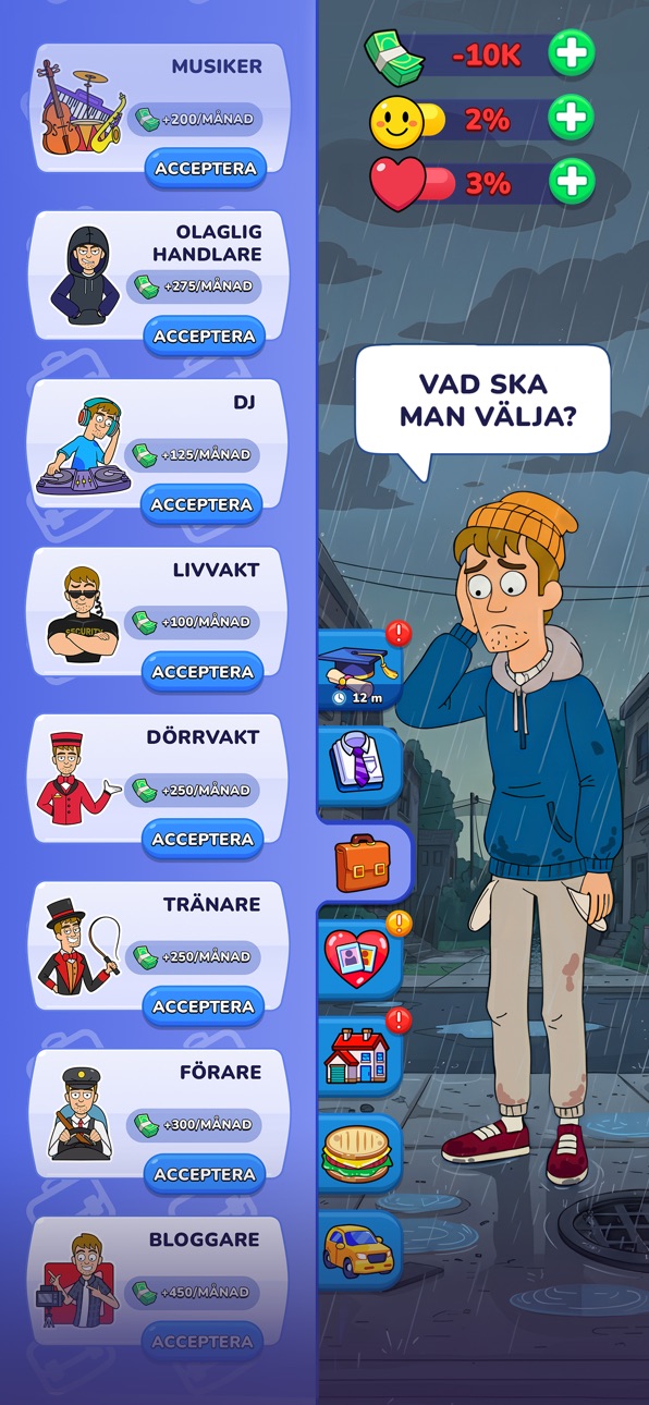 Cash King: Tycoon Earn Money iOS Mod IPA screenshot 2 - iOS game interface