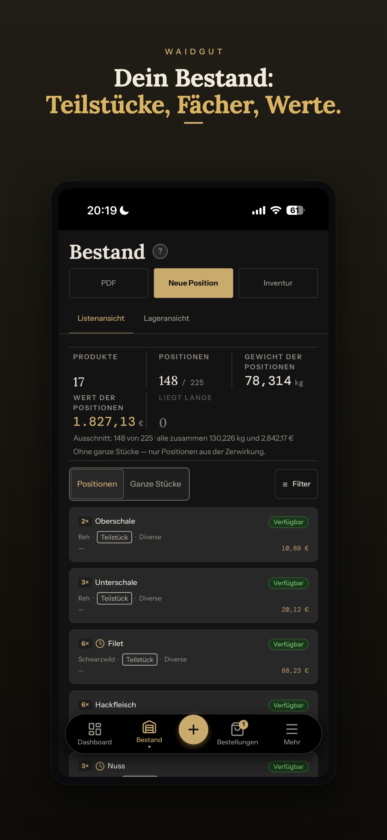 Screenshot 3 of Waidgut – Jagd & Vermarktung