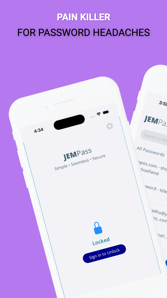 #1. JEMPass (iOS) 由: The Praxis Group LLC