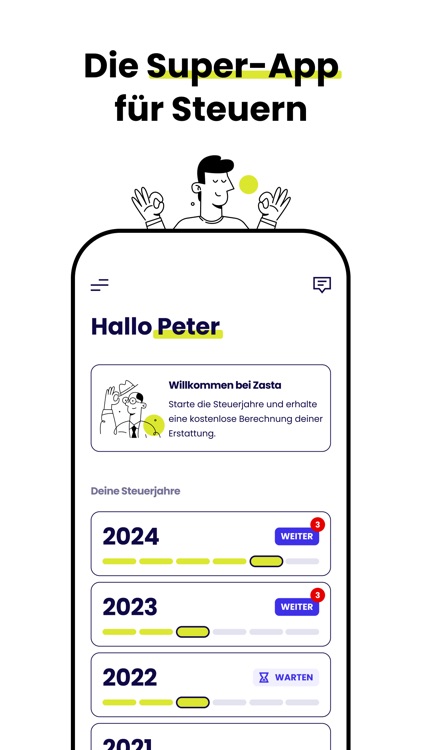 Zasta – Super-App für Steuern