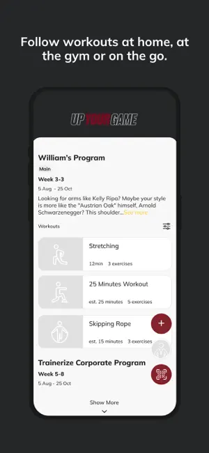 UPYOURGAMEFITNESS screenshot 3
