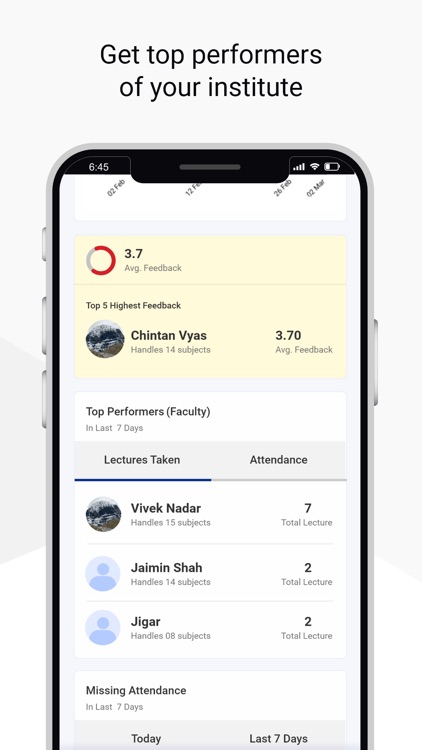 Teach Us App: Faculty & Admin