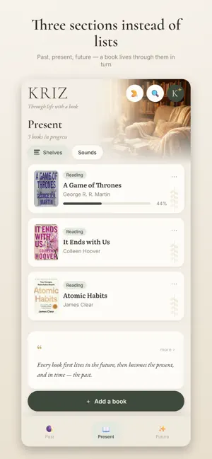 KRIZ — Reading Diary screenshot 1