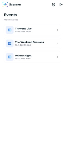 Tickvent Scan screenshot 1