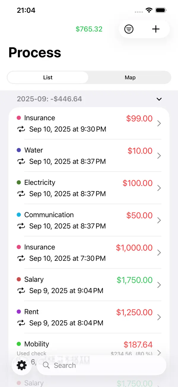 Screenshot #2 pour MoneyBuddy - Pocket Tracker