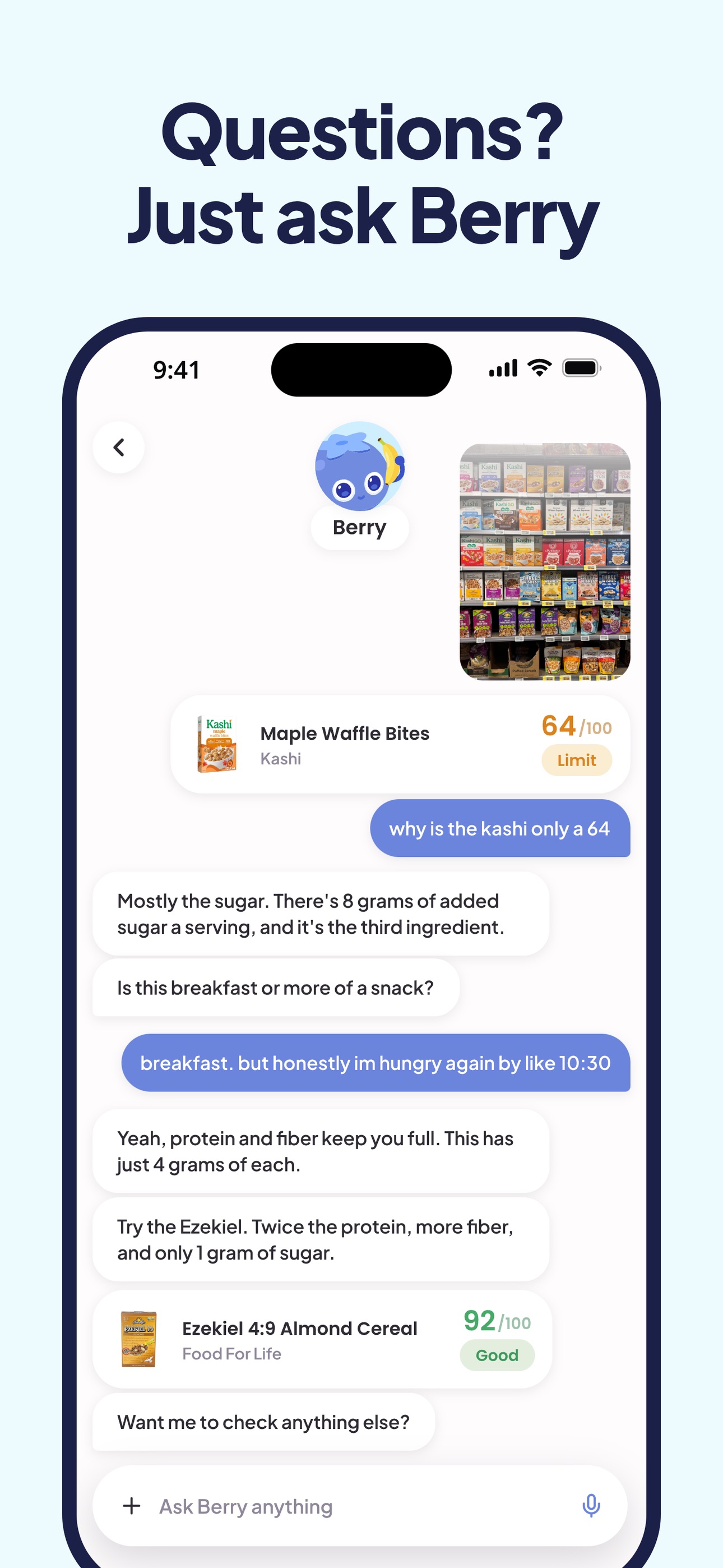 Screenshot 3 of Berry: AI Food Scanner