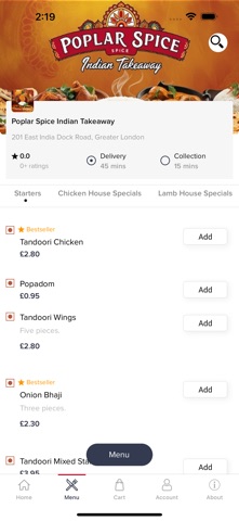 Poplar Spice Indian Takeaway screenshot